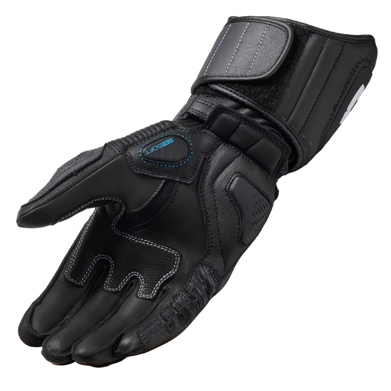Revit Control motorcykelhandsker sort-antracit