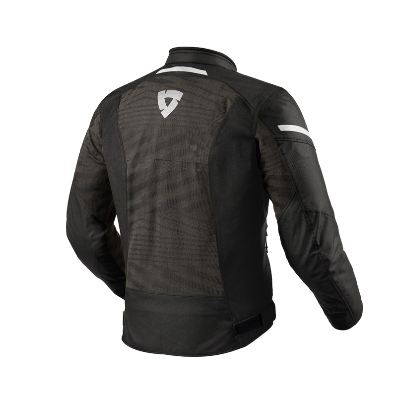 Revit Torque 2 H2O sort og hvid motorcykeljakke