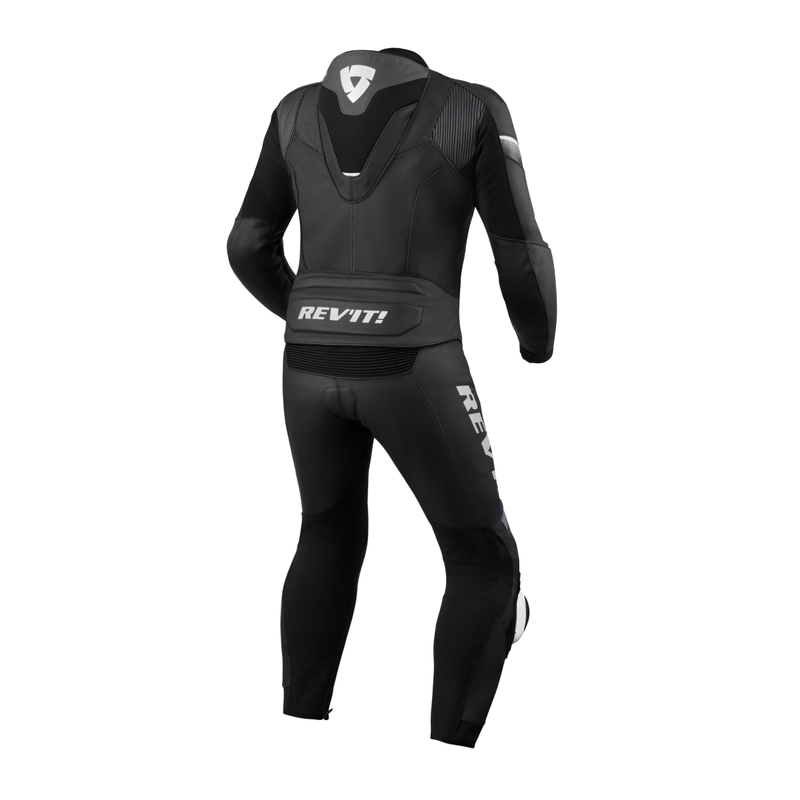 Revit Combi Argon 2 jumpsuit i sort og hvidt læder