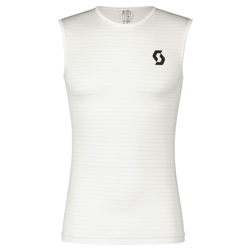 Termisk tank top Scott UNDERWEAR CARBON hvid-sort