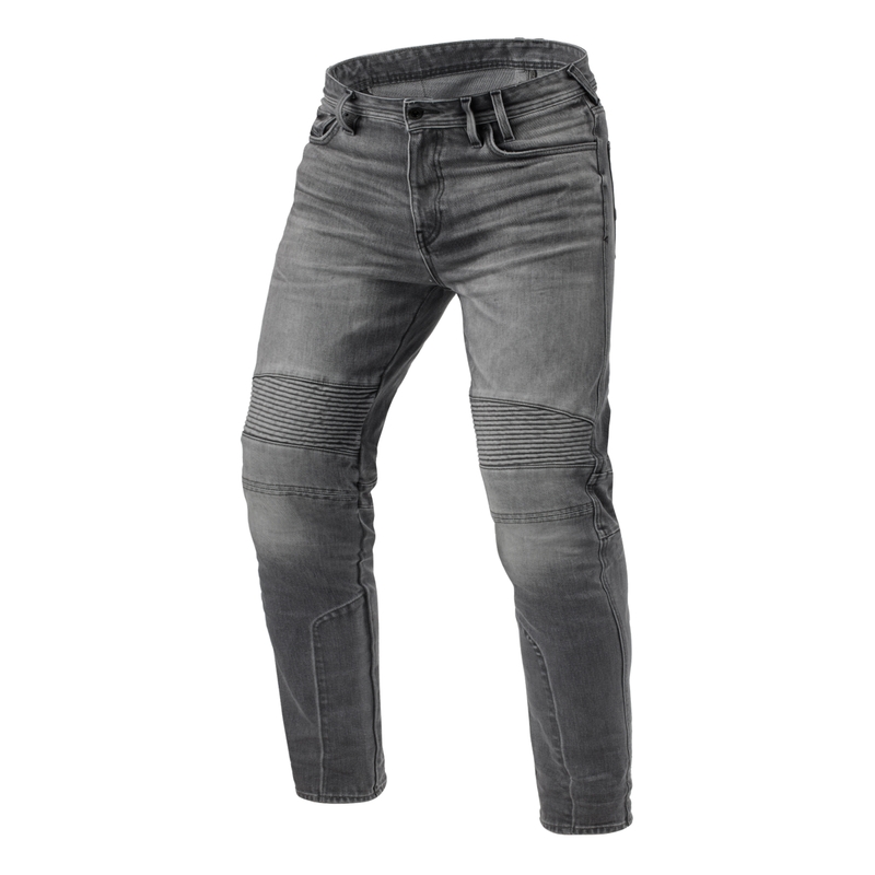 Revit Moto 2 TF Grey Cropped Motorcycle Jeans