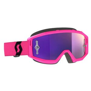 Motocross-briller Scott PRIMAL CHROME pink-sort-lilla