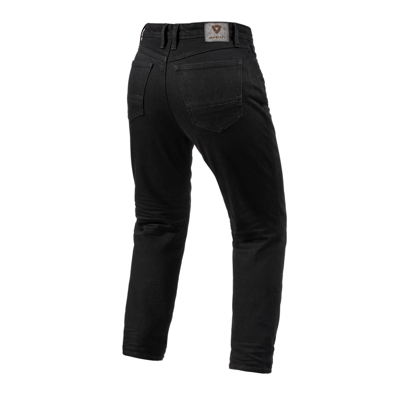 Revit Violet BF Cropped Motorcycle Jeans til kvinder Sort