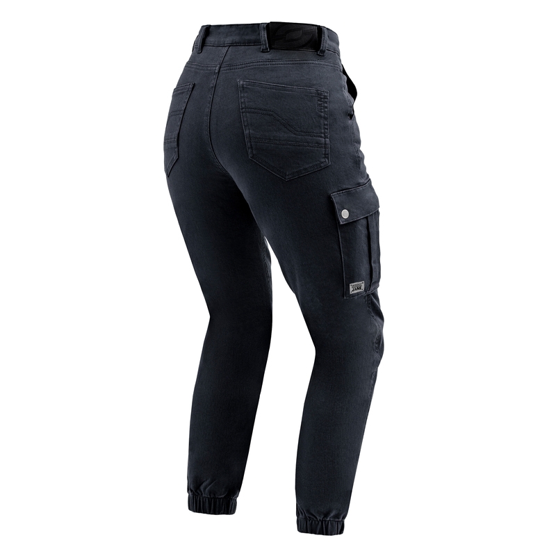 Ozone Jane JF Black Motorcycle Jeans til kvinder