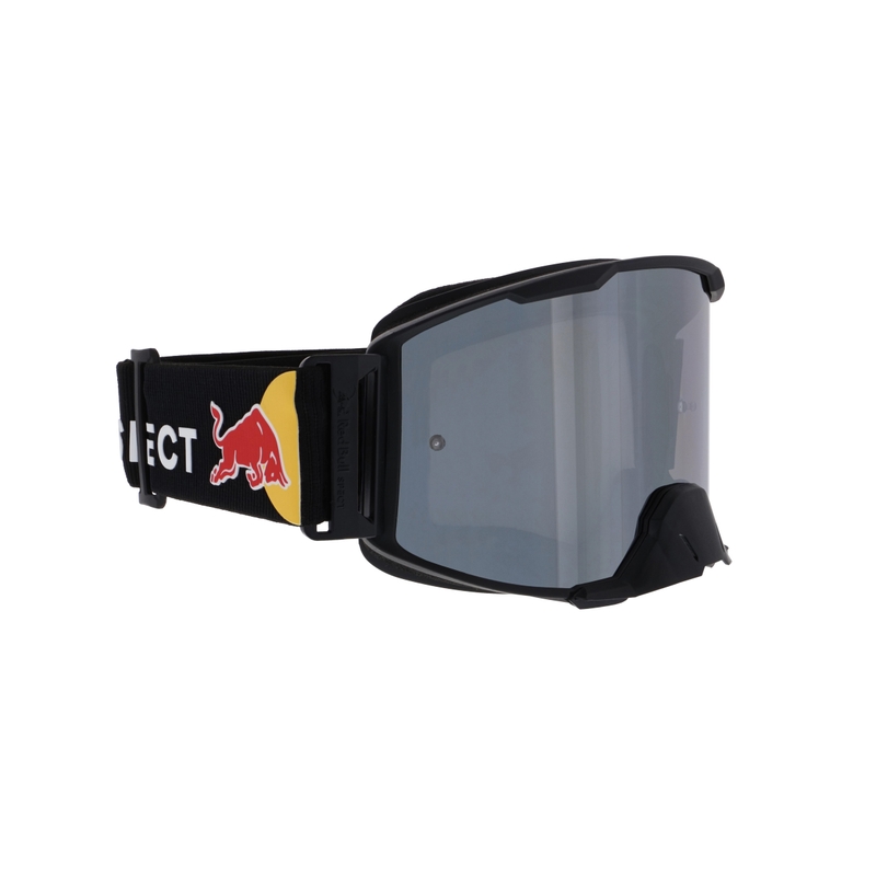 Motocrossbrille Red Bull Spect STRIVE S sort med røgfarvet glas