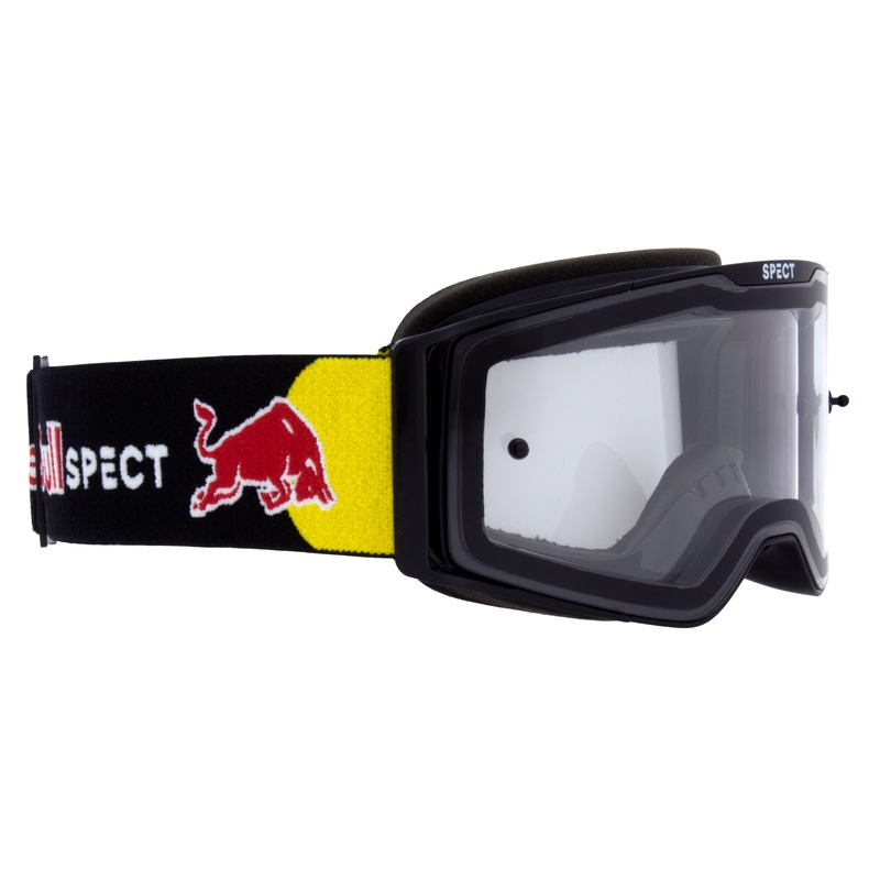 Motocrossbrille Red Bull Spect TORP sort med klar linse