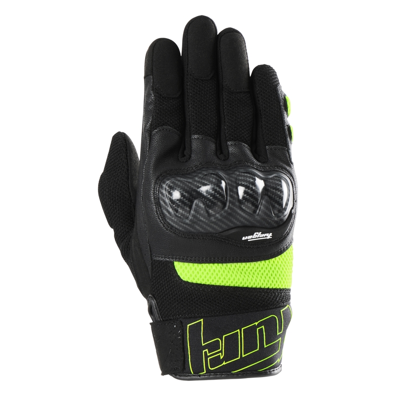 Motorcykelhandsker Furygan Galax EVO sort-fluogul