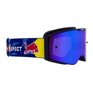 Motocrossbrille Red Bull Spect TORP blå med blå linse