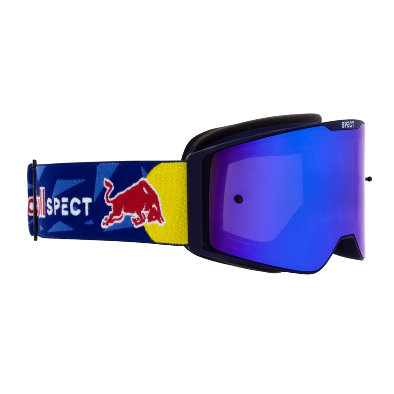 Motocrossbrille Red Bull Spect TORP blå med blå linse