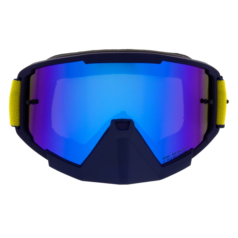 Motocross snowcross-briller Red Bull Spect TORP blå med blå linse