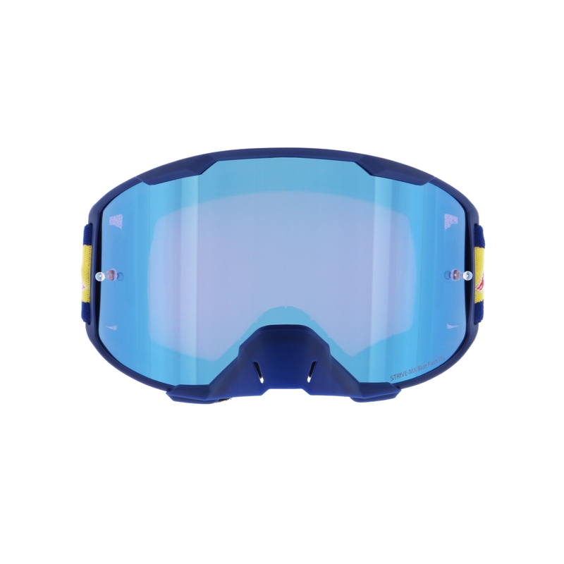 Motocrossbrille Red Bull Spect STRIVE S blå med blå linse