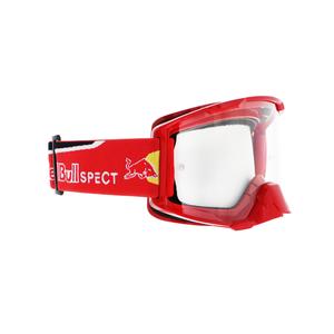 Motocrossbrille Red Bull Spect STRIVE S rød med klar linse