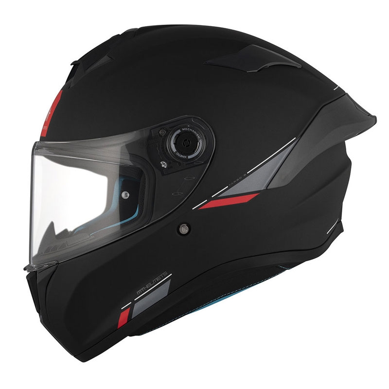 MT TARGO S SOLID A1 integreret motorcykelhjelm mat sort