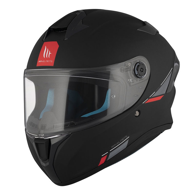 MT TARGO S SOLID A1 integreret motorcykelhjelm mat sort