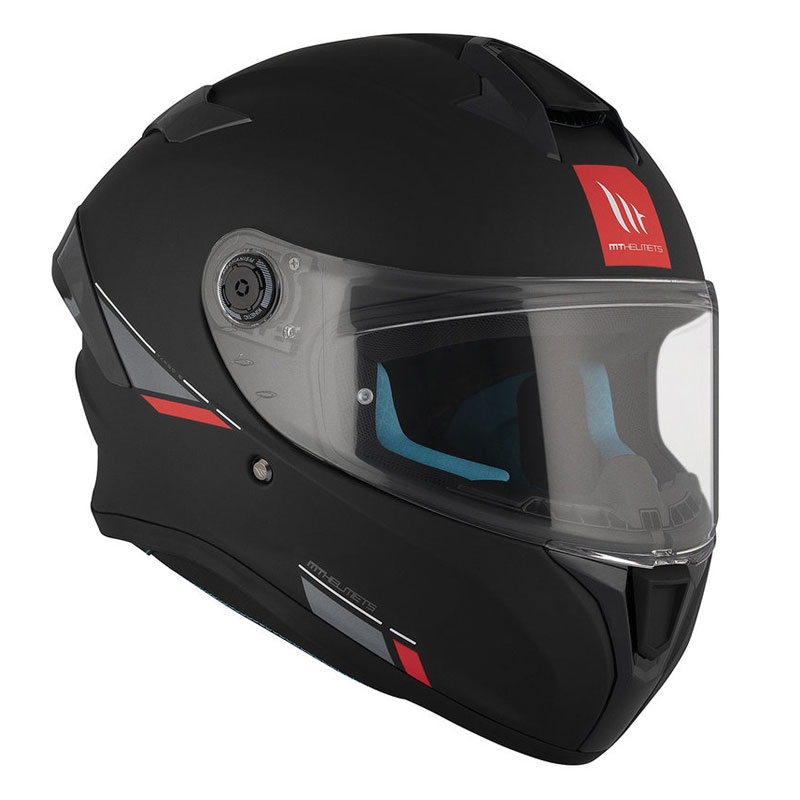 MT TARGO S SOLID A1 integreret motorcykelhjelm mat sort