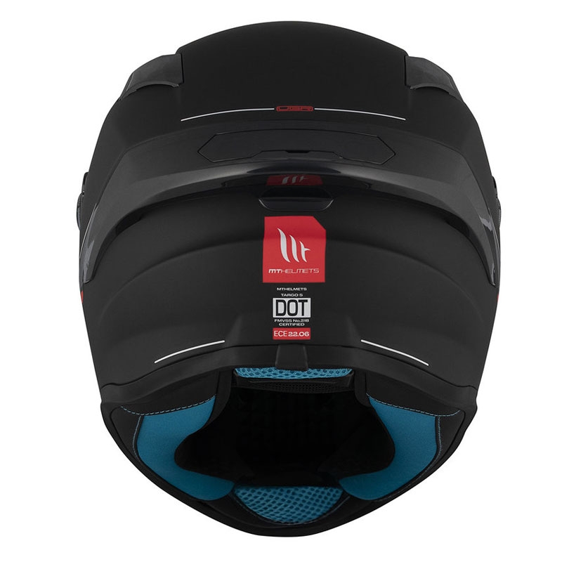 MT TARGO S SOLID A1 integreret motorcykelhjelm mat sort