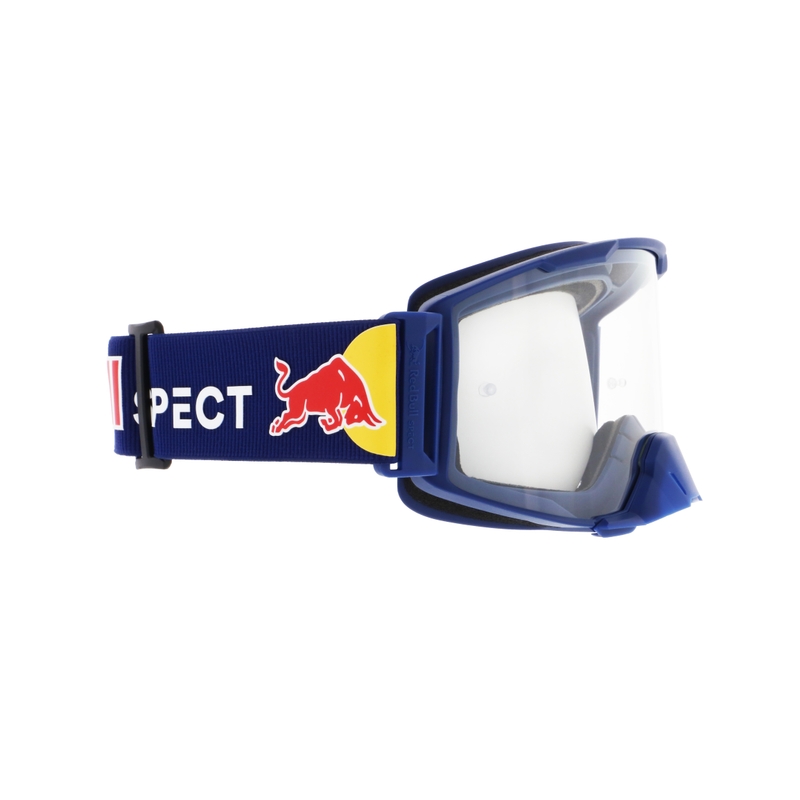 Motocrossbriller Red Bull Spect STRIVE S mørkeblå med klar linse