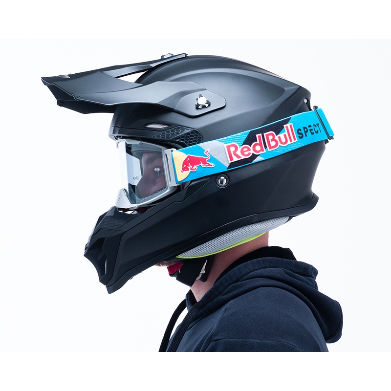 Motocrossbrille Red Bull Spect STRIVE S grå med røgfarvet glas