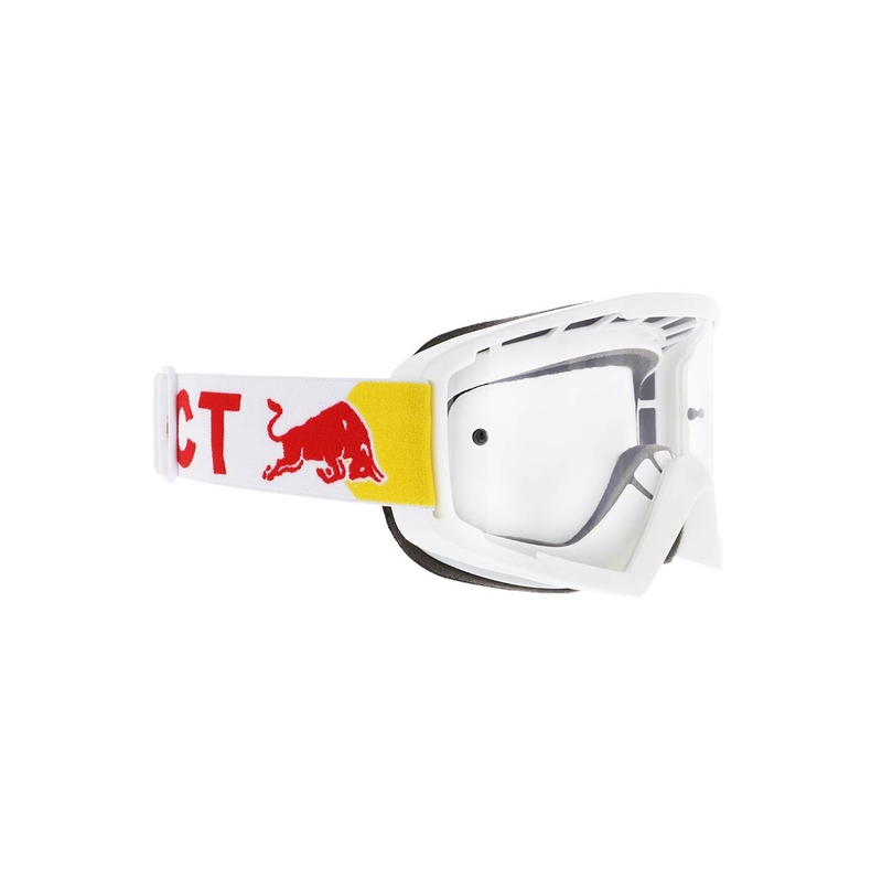Motocrossbrille Red Bull Spect WHIP hvid med klar linse