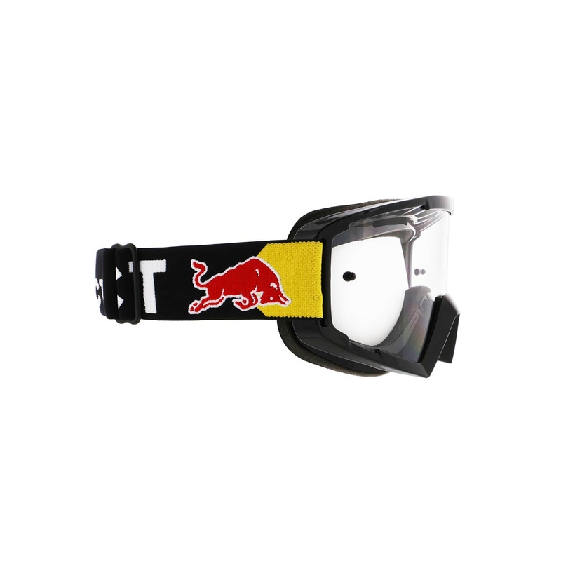 Motocrossbrille Red Bull Spect WHIP sort med klar linse