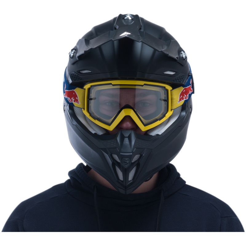 Motocrossbrille Red Bull Spect WHIP gul med klar linse