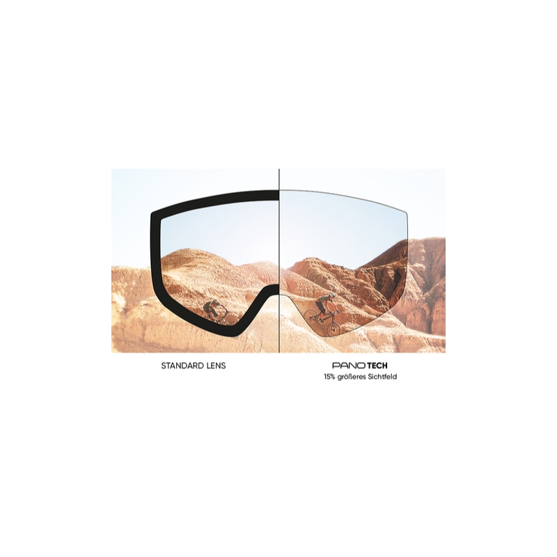 Motocrossbrille Red Bull Spect STRIVE S rød med rød linse