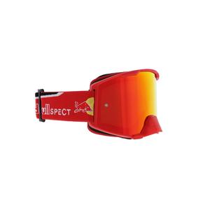 Motocrossbrille Red Bull Spect STRIVE S rød med rød linse