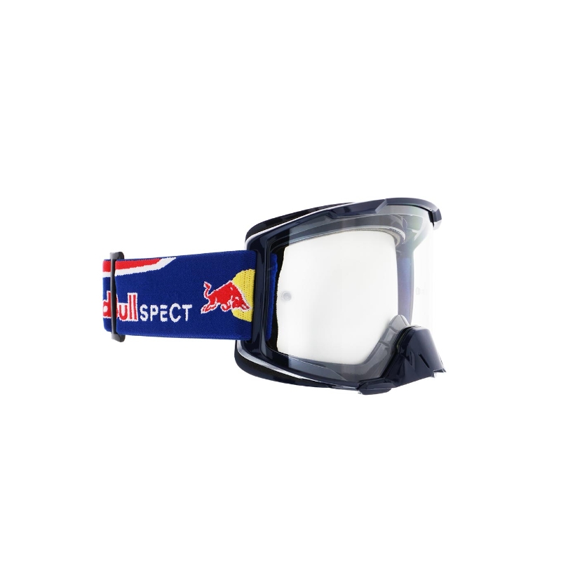 Motocrossbrille Red Bull Spect STRIVE S blå med klar linse