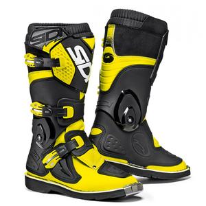 Motocross-sko til børn Sidi Flame fluo yellow-black