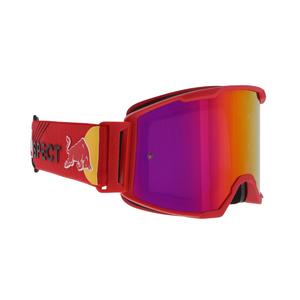 Motocrossbrille Red Bull Spect STRIVE S rød med lilla linser