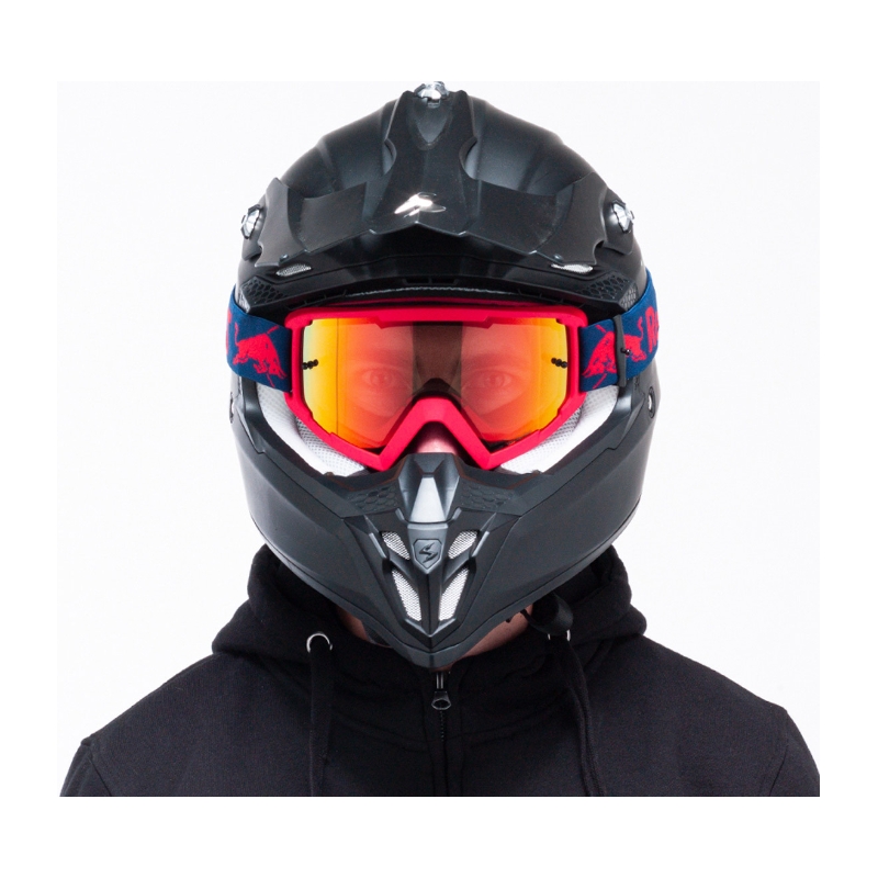 Motocrossbrille Red Bull Spect WHIP rød med orange linse