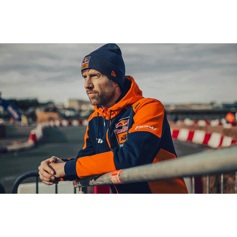 KTM Replica Team hættetrøje blå-orange