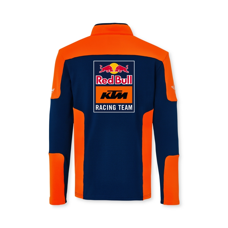 KTM Replica Team Half Zip Sweater blå og orange udsalg