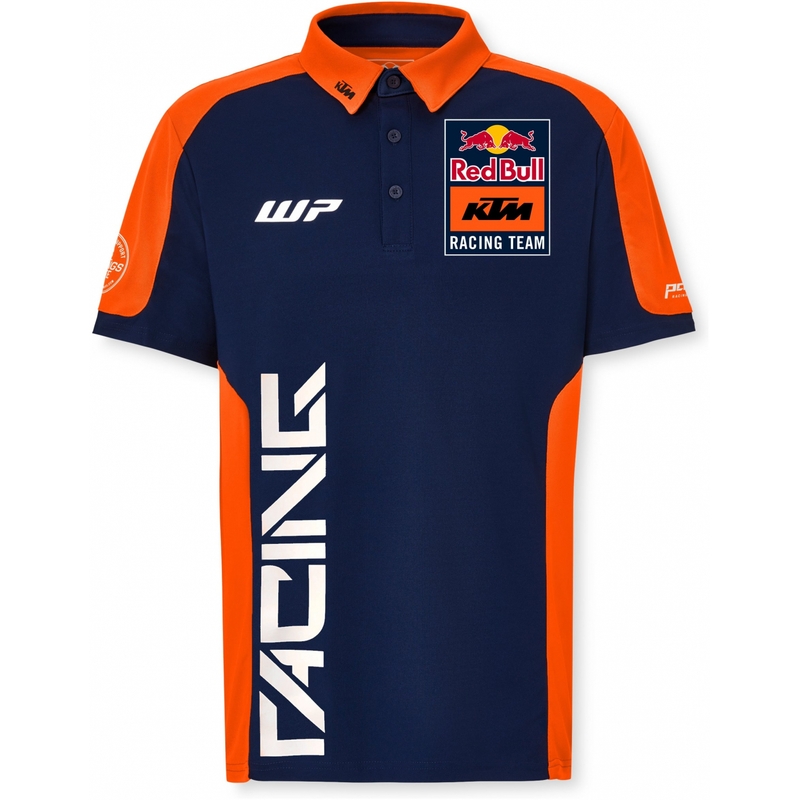 Polotrøje KTM Replica Team blå-orange udsalg