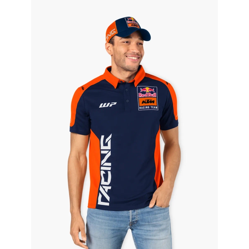Polotrøje KTM Replica Team blå-orange udsalg