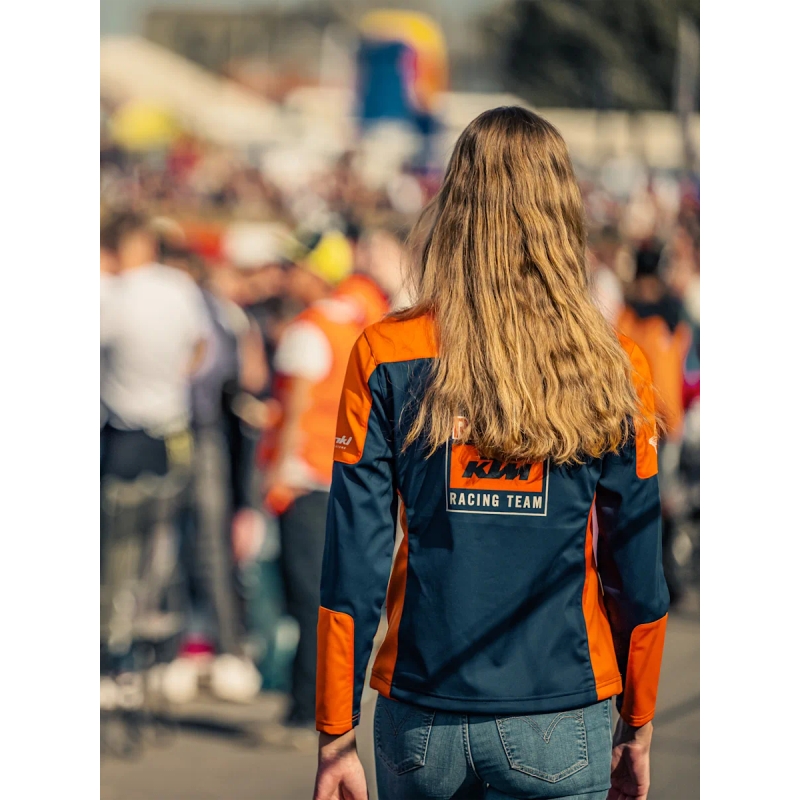 KTM Replica Team softshell-jakke til kvinder, blå-orange