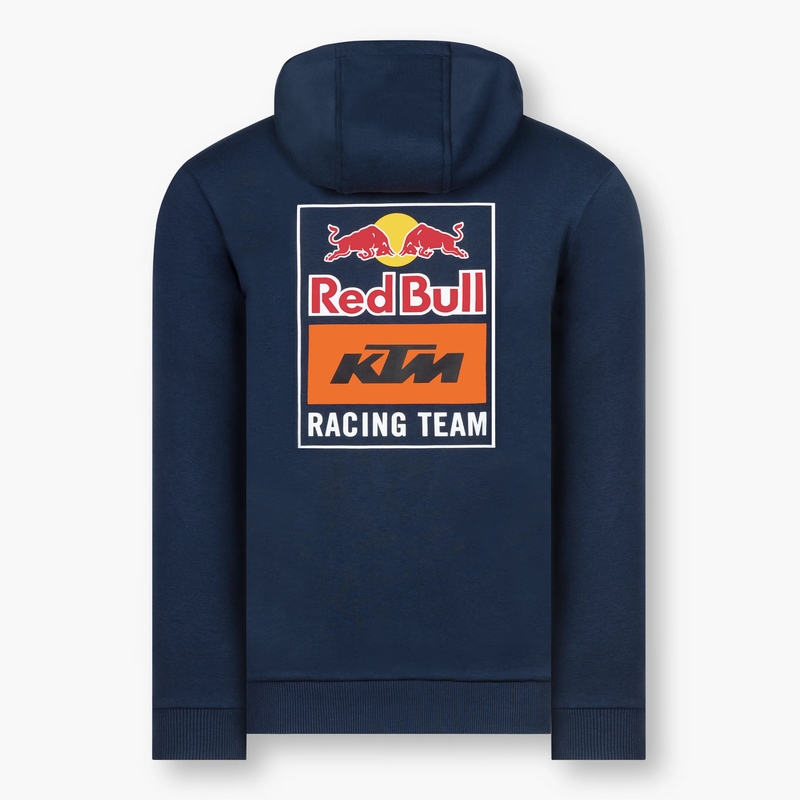KTM Backprint Zip Hoodie blå