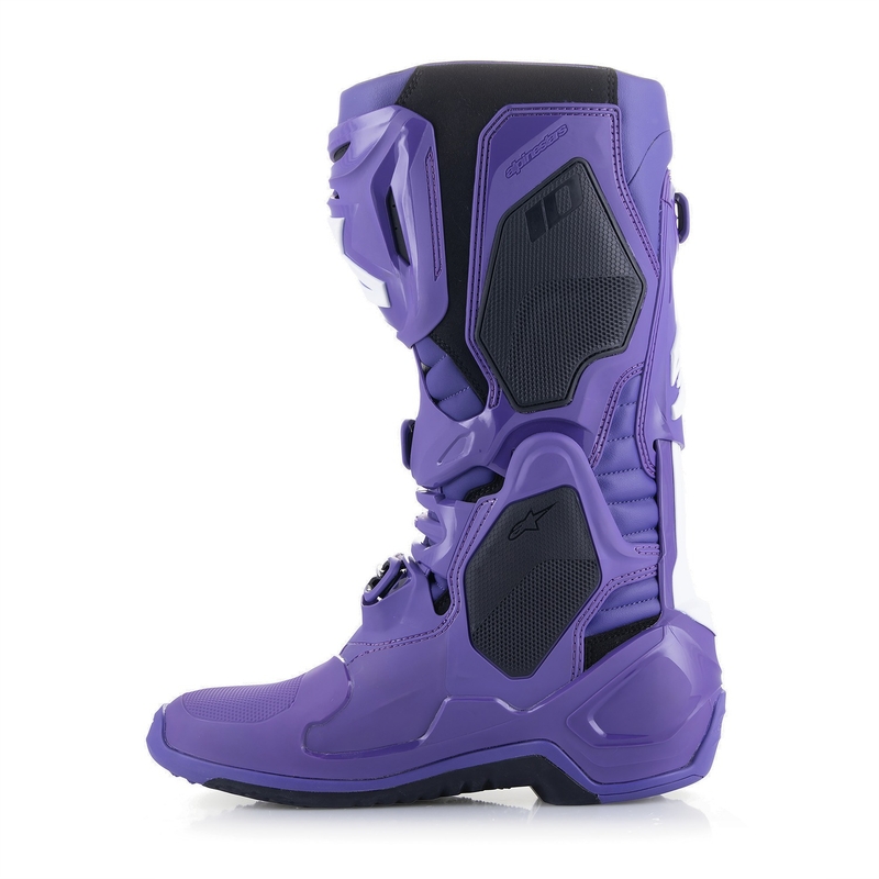 Alpinestars Tech 10 motorcykelstøvler lilla-sort-hvid