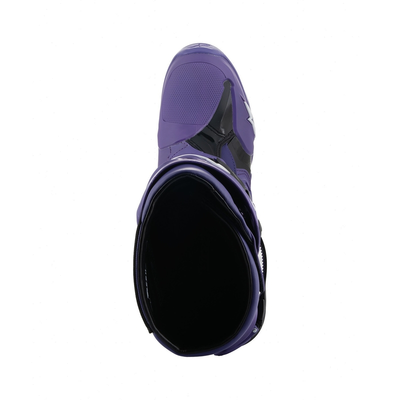 Alpinestars Tech 10 motorcykelstøvler lilla-sort-hvid