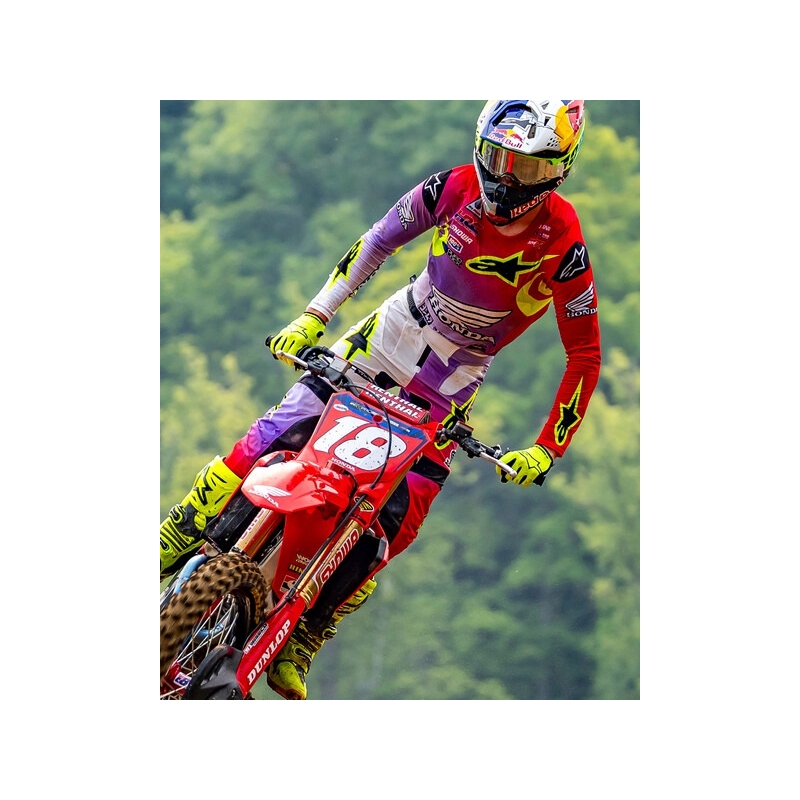 Alpinestars Tech 10 motorcykelstøvler gul fluo-sort-rød fluo