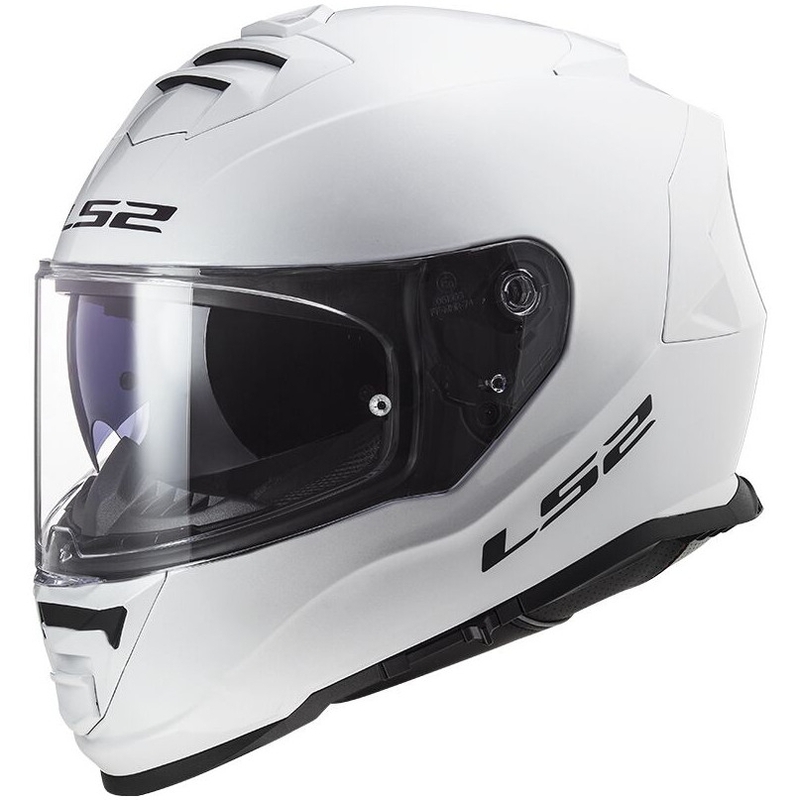 LS2 FF800 Storm II Solid White Integral motorcykelhjelm