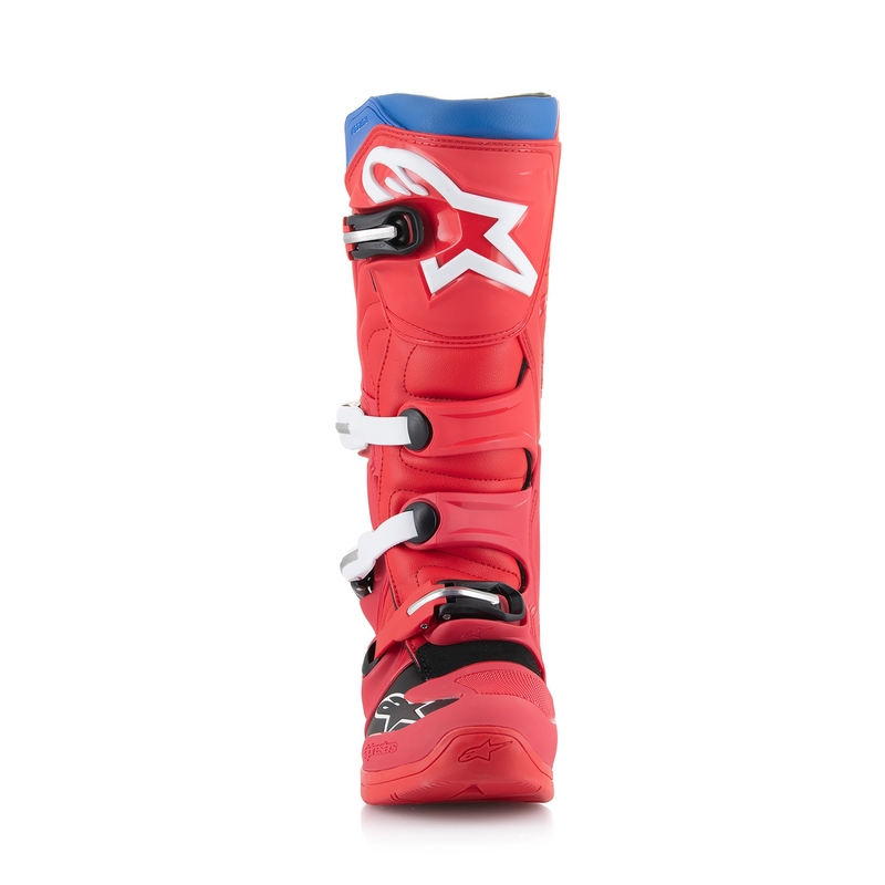 Alpinestars Tech 5 motorcykelstøvler rød-blå-hvid-sort