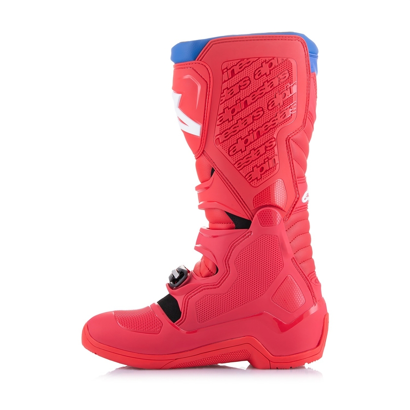 Alpinestars Tech 5 motorcykelstøvler rød-blå-hvid-sort