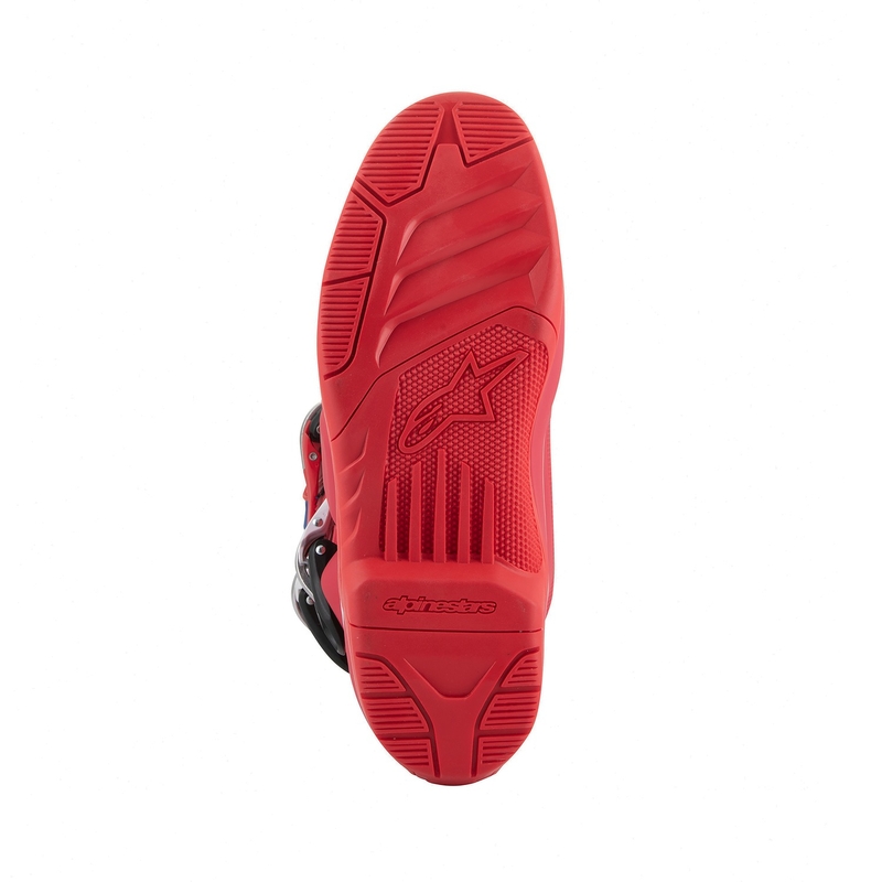 Alpinestars Tech 5 motorcykelstøvler rød-blå-hvid-sort