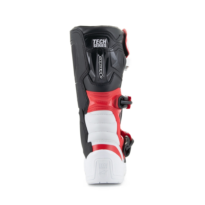 Alpinestars Tech 3S Youth White-Black-Red motorcykelstøvler til børn