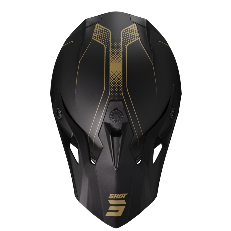 Shot Pulse Edge motocrosshjelm guld mat udsalg