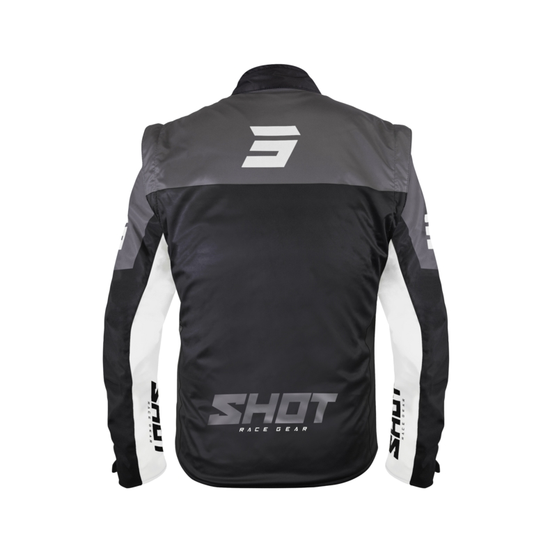 Softshell-jakke Shot Softshell Lite sort og hvid