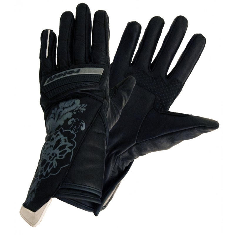Motohandsker til kvinder Roleff Stuttgart sort-grå