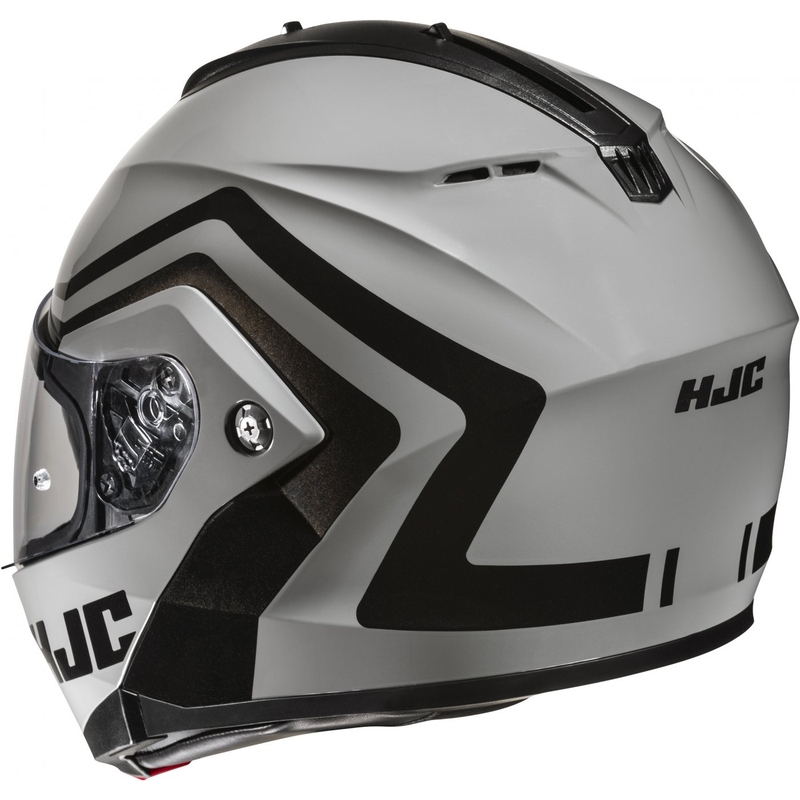 Flip-up motorcykelhjelm HJC C91N Nepos MC5 grå-sort