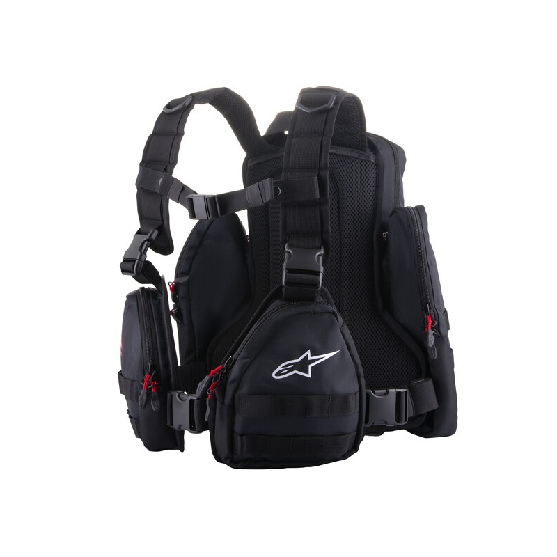 Alpinestars Techdura Taktisk rygsæk sort-hvid 9 l